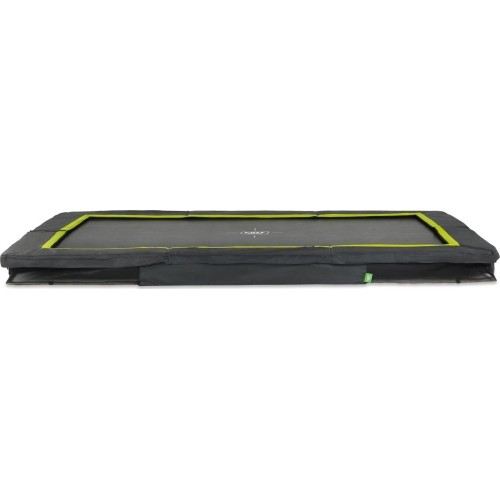 Trampolina sportowa gruntowa EXIT Silhouette 244x366 cm, czarna