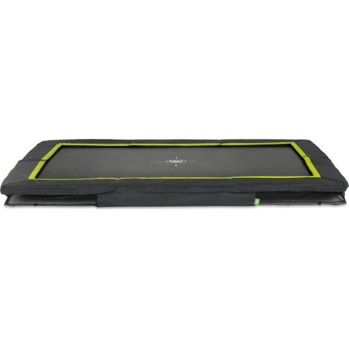 Trampolina sportowa gruntowa EXIT Silhouette 244x366 cm, czarna