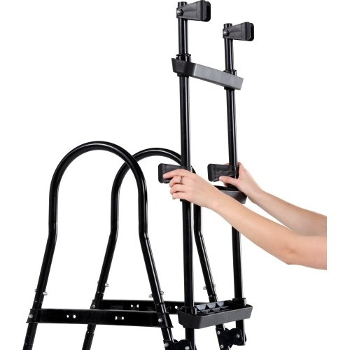 Drabinki basenowe EXIT do wysokości ramy 91-107cm - czarne