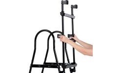 Drabinki basenowe EXIT do wysokości ramy 91-107cm - czarne