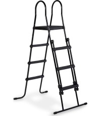 Drabinka basenowa EXIT do wysokości ramy 108-122cm - czarna