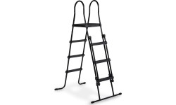 Drabinka basenowa EXIT do wysokości ramy 108-122cm - czarna