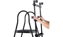 Drabinka basenowa EXIT do wysokości ramy 108-122cm - czarna