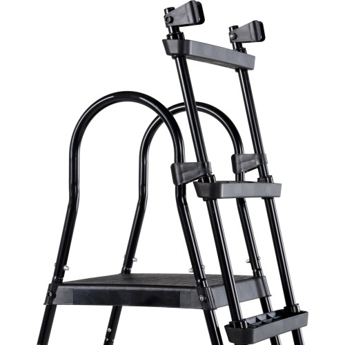 Drabinka basenowa EXIT do wysokości ramy 108-122cm - czarna