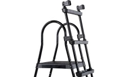 Drabinka basenowa EXIT do wysokości ramy 108-122cm - czarna