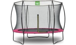 Trampolina okrągła Exir Silhouette 244cm - Różowa