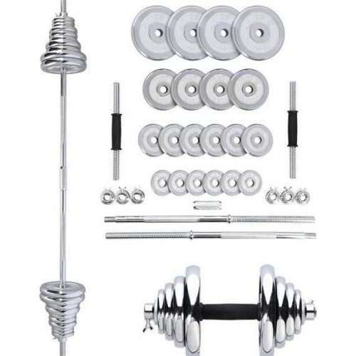 Zestaw hantli chromowanych z walizką HMS STC50 2x25kg