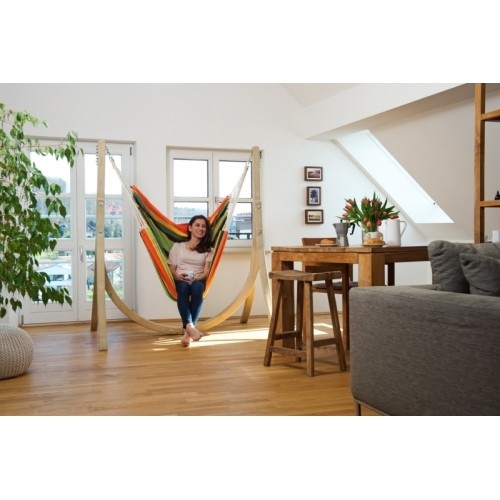 Bardzo duży hamak do siedzenia Fotel hamakowy Amazonas Brasil Gigante Esmeralda