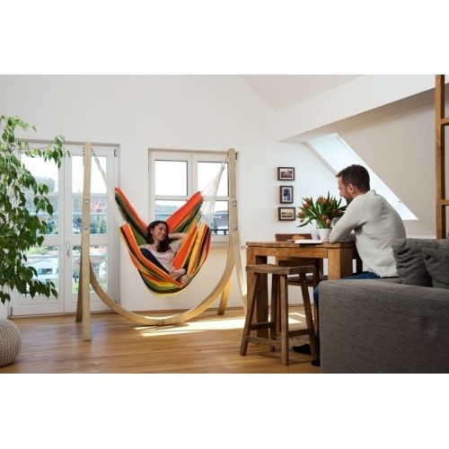 Bardzo duży hamak do siedzenia Fotel hamakowy Amazonas Brasil Gigante Esmeralda