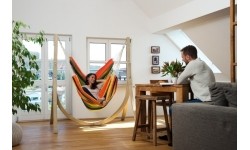 Bardzo duży hamak do siedzenia Fotel hamakowy Amazonas Brasil Gigante Esmeralda