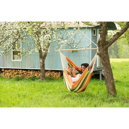 Bardzo duży hamak do siedzenia Fotel hamakowy Amazonas Brasil Gigante Esmeralda