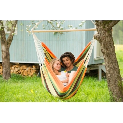 Bardzo duży hamak do siedzenia Fotel hamakowy Amazonas Brasil Gigante Esmeralda