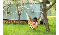 Bardzo duży hamak do siedzenia Fotel hamakowy Amazonas Brasil Gigante Esmeralda