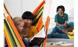 Bardzo duży hamak do siedzenia Fotel hamakowy Amazonas Brasil Gigante Esmeralda