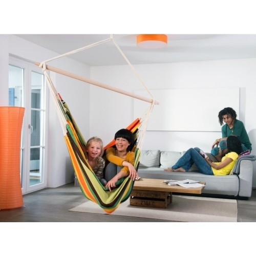 Bardzo duży hamak do siedzenia Fotel hamakowy Amazonas Brasil Gigante Esmeralda