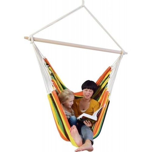 Bardzo duży hamak do siedzenia Fotel hamakowy Amazonas Brasil Gigante Esmeralda