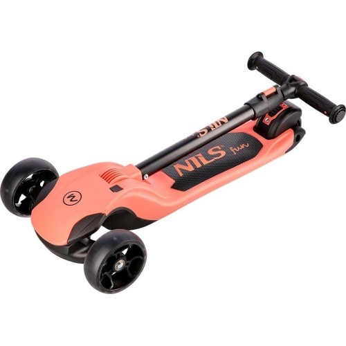 HLB122 LED RÓŻOWA HULAJNOGA NILS FUN