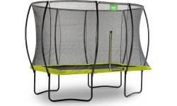Trampolina prostokątna Exit Silhouette 244x366cm - Zielona