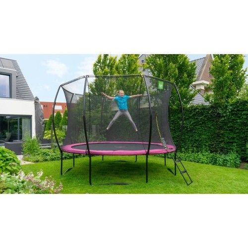 Trampolina EXIT Silhouette ø366 cm, różowa