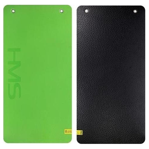 Mata treningowa do ćwiczeń Fitness HMS MFK01, Zielono-czarna