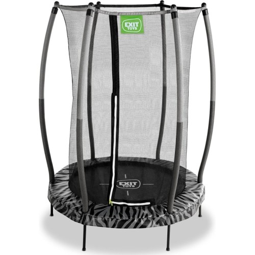 Trampolina EXIT Tiggy junior z zabezpieczeniem ø140cm - czarna/szara