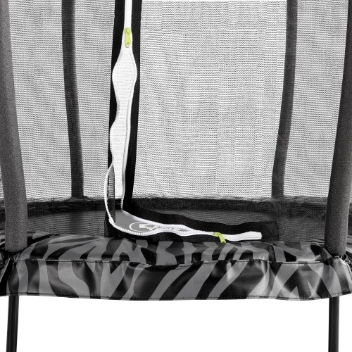 Trampolina EXIT Tiggy junior z zabezpieczeniem ø140cm - czarna/szara