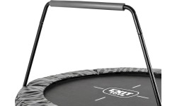 Trampolina EXIT Tiggy junior z drążkiem ø140cm - czarna/szara