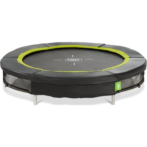 Trampolina sportowa gruntowa EXIT Silhouette ø183 cm – czarna