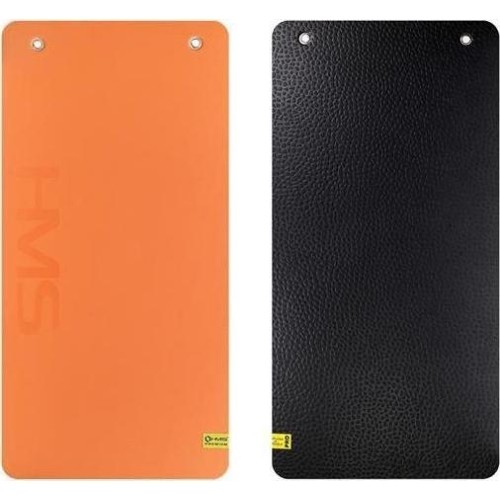 Mata treningowa do ćwiczeń Fitness HMS MFK01 - Pomarańczowo-czarna
