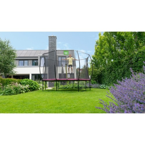 Exit Silhouette 427cm Trampolina okrągła - różowa