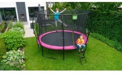 Exit Silhouette 427cm Trampolina okrągła - różowa