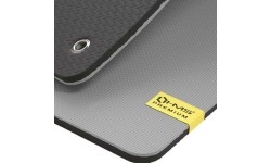 Mata fitness HMS Premium MFK08, 140x60cm, szaro-czarna