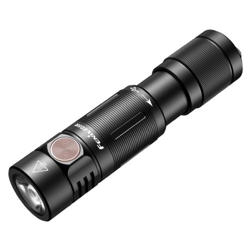 Latarka LED Fenix E05R, czarna