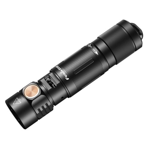 Latarka LED Fenix E05R, czarna