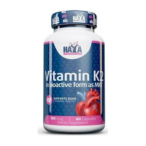 Haya Labs Witamina K2-MK7 60 kaps. (Witamina K2)