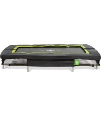 Trampolina ziemna EXIT Silhouette 153x214cm - czarna