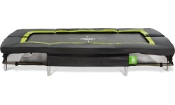 Trampolina ziemna EXIT Silhouette 153x214cm - czarna
