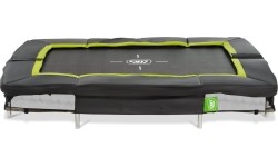 Trampolina ziemna EXIT Silhouette 153x214cm - czarna