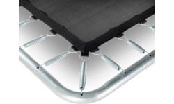 Trampolina ziemna EXIT Silhouette 153x214cm - czarna