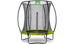 Trampolina EXIT Silhouette ø183 cm, zielona, naziemna