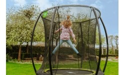 Trampolina EXIT Silhouette ø183 cm, zielona, naziemna