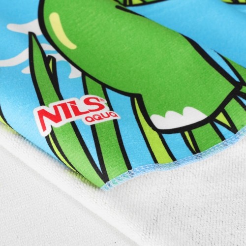 NAR20 RĘCZNIK PONCHO KROKODYL NILS AQUA