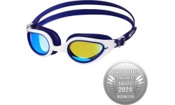 NQG480MAF NIEBIESKO-BIAŁE OKULARY PŁYWACKIE NILS AQUA