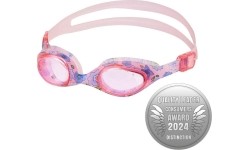 NQG170FAF PINK FLOWERS JUNIOR OKULARY PŁYWACKIE NILS AQUA
