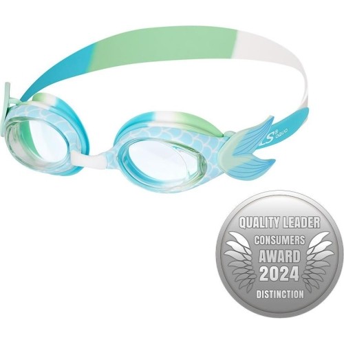 NQG870SAF BLUE MERMAID JUNIOR OKULARY PŁYWACKIE NILS AQUA