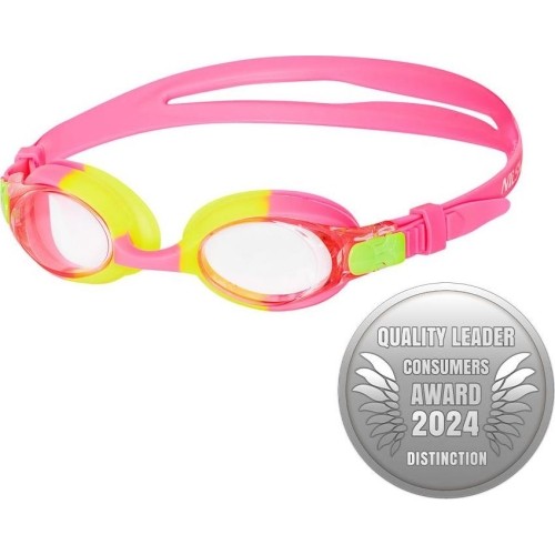Juniorskie okulary pływackie NILS AQUA NQG700AF, różowe