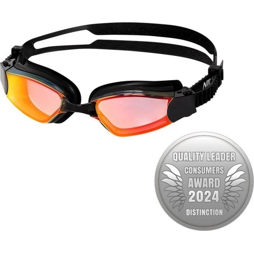 NQG660MAF POMARAŃCZOWE WYŚCIGOWE OKULARY PŁYWACKIE NILS AQUA