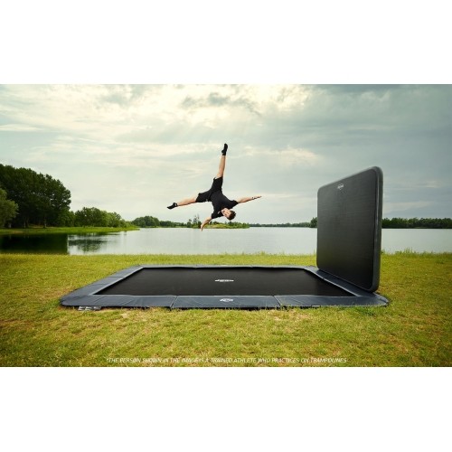 Potrójna ścianka do trampoliny BERG AeroWall 2x2 BLK&GRY