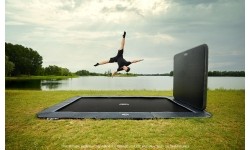 Potrójna ścianka do trampoliny BERG AeroWall 2x2 BLK&GRY