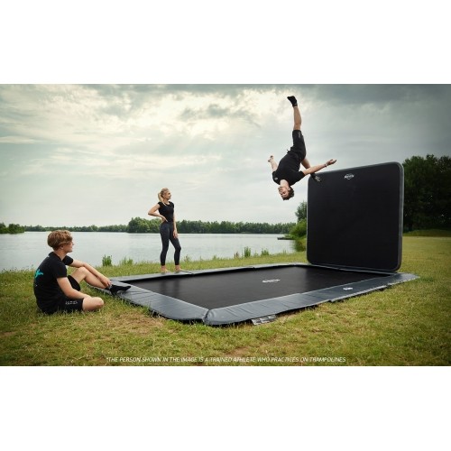 Potrójna ścianka do trampoliny BERG AeroWall 2x2 BLK&GRY